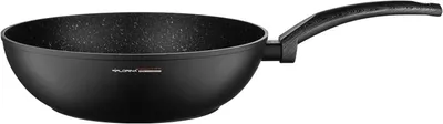 Produktbild von FLORINA - Bratpfanne aus Aluminium BONO | 18 cm Durchmesser | Pfanne Induktion | Antihaftbeschichtet Universalpfanne | Geeignet für Induktionsherd, Gasherd und Elektroherd (Schwarz)