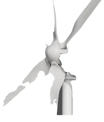 Productafbeelding van Windturbine, hoge efficiëntie, duurzame constructie, inclusief gratis controller, 1500W, 24V