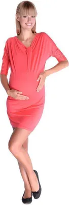 Immagine prodotto di Damen Kleid Mini-Kleid Elegante ; Koralle/M/L 38/40
