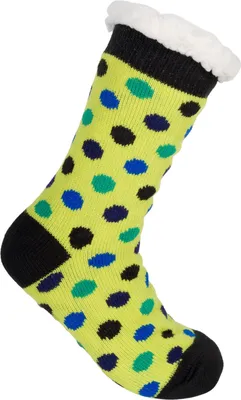 Produktbild von styleBREAKER Uni ABS Stoppersocken mit Teddyfutter und Punkte Muster, ABS-Socken, Größe 35-42 EU / 5-10 US / 4-8 UK 08030010