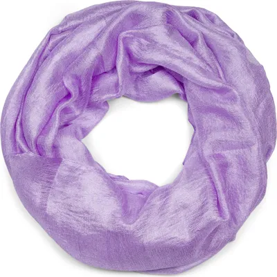 Produktbild von styleBREAKER Damen Loop Schal weich fließend | Seidig glänzendes Halstuch Einfarbig für Sommer & Frühling | Schlauchschal Leicht & Elegant