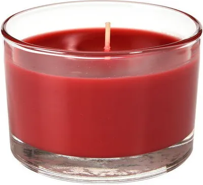Produktbild von Duni Kerzenglas Ibiza bordeaux 60x85mm