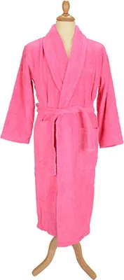 Produktbild von A&R 025.50 | Herren Bademantel mit Schalkragen / - Farbe: Pink - Größe: 3XL