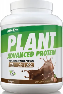 Produktbild von Per4m Plant Protein (2000g) Double Chocolate - Eiweiße - Veganes Eiweiß