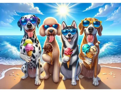 Obrázek produktu pro ART PUZZLE Puzzle Pejsci na dovolené 200 dílků