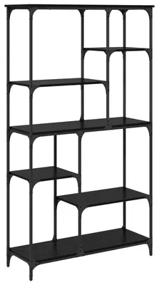 Immagine prodotto di vidaXL Libreria in rovere nero 99 x 35,5 x 176 cm