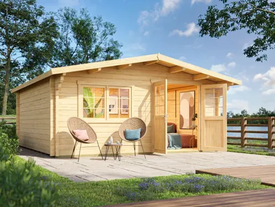 Produktbild von Fjordholz Gartenhaus Modell Berlin 70 D Classic