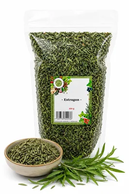 Produktbild von K T 250 g Estragon getrocknet & gerebelt Estragonblätter gerebelt - 1A Qualität