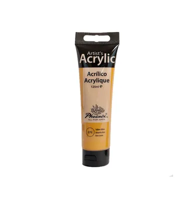 Produktbild von Phoenix Acrylfarbe, 125 ml, Gelber Ocker