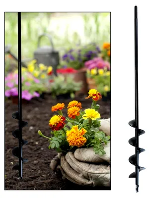 Produktbild von Akkuschrauber Erdbohrer, Gartenbohrer, Bodenbohrer, Turboplanter für Gartenpflanzung, Lockerung der Pflanzen, Feldaushub
