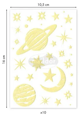 Produktbild von Maildor Phospho Stick Planet 10Bg 10,5x16