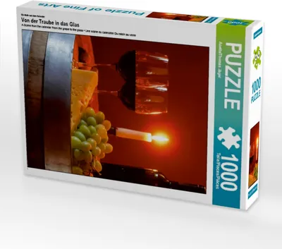 Produktbild von Calvendo Ein Motiv aus dem Kalender Von der Traube in das Glas 1000 Teile Puzzle hoch 480x640mm, Jäger Anette/Thomas; 7438499