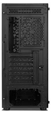 Produktbild von NOX Infinity Beta, Midi Tower, PC, Schwarz, ATX, ITX, micro ATX, SPCC, Stahl, Gehärtetes Glas, Gaming