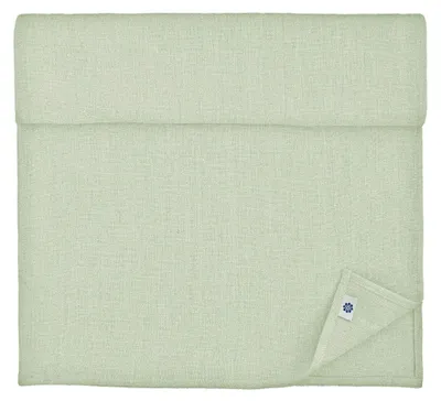 Imagen del producto de Manteles individuales de lino y algodón, color gris claro, 40 x 150 cm