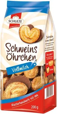 Produktbild von Schulte Schweinsöhrchen Vollmilch, 200g