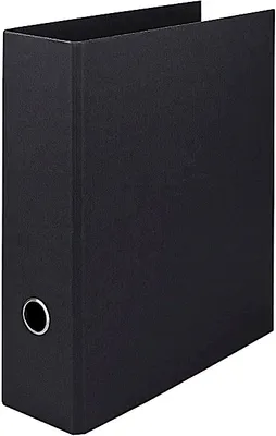 Produktbild von Ordner DIN A4 mit Hebelmechanik Rückenbreite 85 mm, Schwarz, 1 Stück Rössler 1317452700 - S.O.H.O.