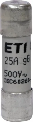 Image de 10X38 25A GG Cartouche fusible cylindrique retardée