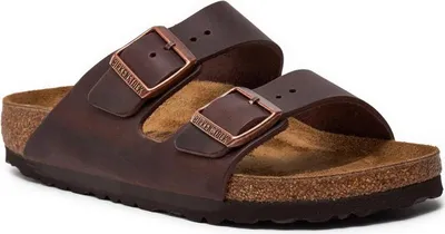 Produktbild von Birkenstock Arizona BS Sandalen Pantolette Leder Schmale Weite 0052533 Gr. 42