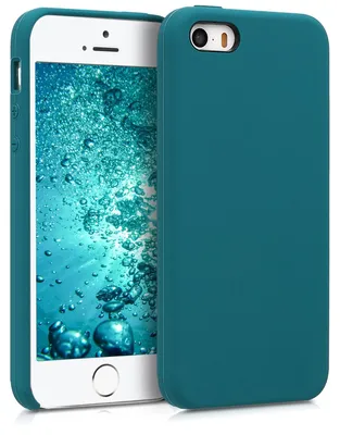 Produktbild von kwmobile 42766.57, Hauthülle, Apple, iPhone SE/5/5S, 10,2 cm (4"), Türkis