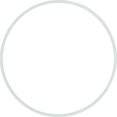 Produktbild von Kreisring Metall Hoop WEISS Traumfänger 10cm