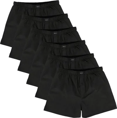 Produktbild von Gomati 6er-Pack Unterhosen für Männer aus gewebtem Stoff - Schwarz