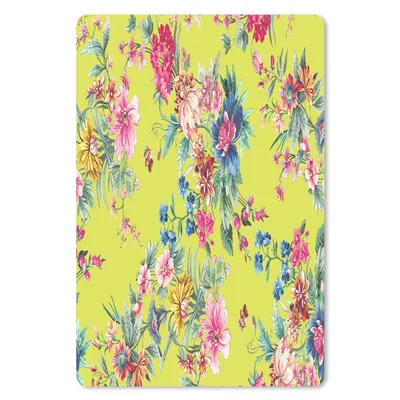 Produktbild von MuchoWow® Mauspad Mousepad Blumen - Farben - Grün 40x60 cm - Mousepads - Maus Mat - Pad - Mausunterlage - Schreibtisch Accesoire