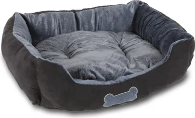 Image de Lit pour chien bleu foncé 62x50cm Coussin pour chien Canapé pour chien Corbeille pour chien