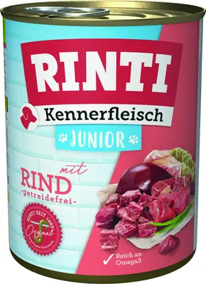 Produktbild von Rinti Kennerfleisch Junior Rind 800g