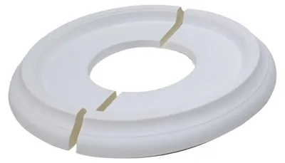 PU Deckenring 25 cm für Hängelampen & Kronleuchter, weiß