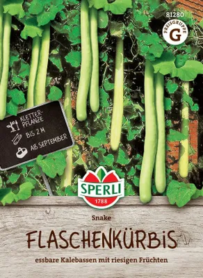 Produktbild von SPERLI Kalebassensamen Snake Herkuleskeule Lagenaria siceraria 6 Pflanzen