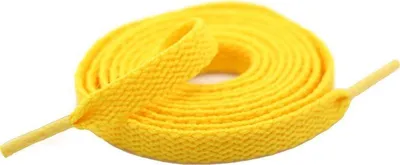Produktbild von Jumada's - Schnürsenkel - Gelb 120 cm 6 mm Schuhzubehör