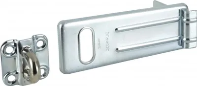 Image de Master Lock 706EURD Moraillon pour Verrouillage de Porte Extérieure, 15 x 6 cm