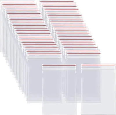 Produktbild von ARLI 200x Druckverschlussbeutel 100 x 150 mm LDPE Schnellverschlußbeutel Zip Beutel transparent