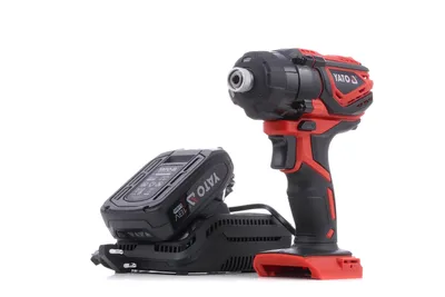 Produktbild von Yato YT-82800, Gerader Griff, 1/4", Schwarz, Undurchsichtig, IP20, 3000 RPM, 160 Nm