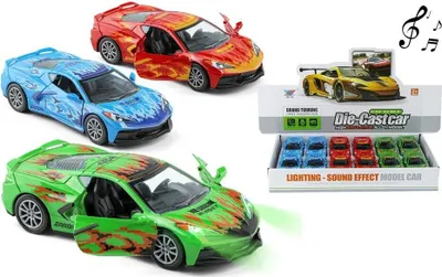 Produktbild von Sportwagen aus Metall mit Rückzugantrieb MIX – Trifox