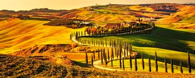 Produktbild von Fototapete - Tuscany 375x150cm - Vliestapete