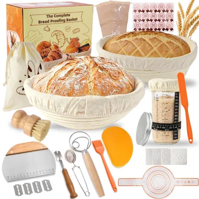 Image de Kit de démarrage de 23 pièces pour la fabrication de pain au levain