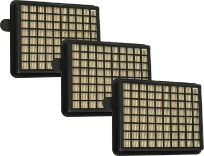 Produktbild von vhbw 3x Staubsaugerfilter Ersatz für für Staubsauger - Schwarz Weiß