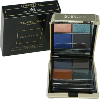Image de Guerlain Ombres à paupières Guerlain Eye Make-up Ombres G Eyeshadow Quad 360 Mystic Peacock