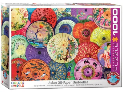 Immagine prodotto di Eurographics Puzzle Asiatische Ölpapierschirme, 1000 Teile, 68 x 48 cm, 6000-5317