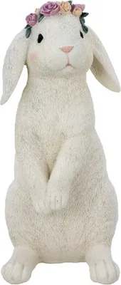 Produktbild von Osterhase mit Blumenschmuck