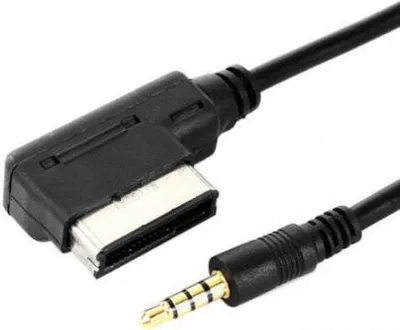 Produktbild von System-S Auto Adapterkabel für VW für Audi Media In AMI MDI zu Stereo 3.5mm Audio Aux