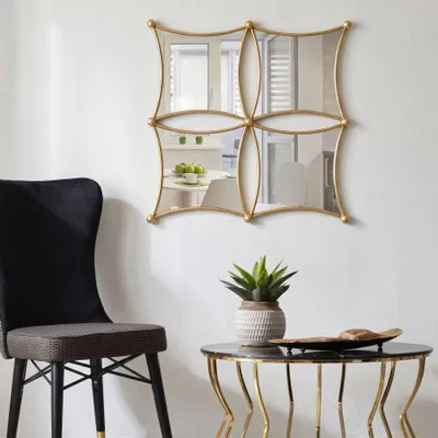 Immagine prodotto di Mauro Ferretti specchio da parete Jalo 68x3,5x68 cm oro