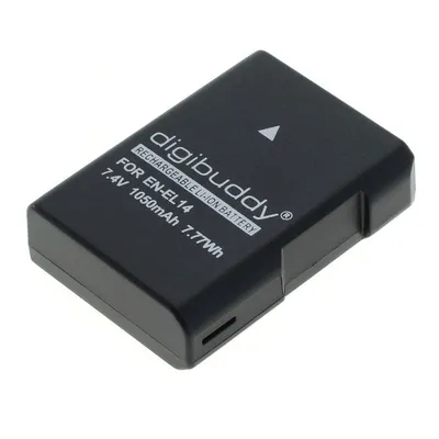 Produktbild von digibuddy Akku kompatibel zu Nikon EN-EL14 / EN-EL14a Li-Ion - neueste Version