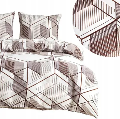 Produktbild von Piruu Bettwäsche Set Baumwollsatin 200x220cm mit 2 Kissenbezügen