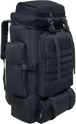 Obrázok produktu pre Kempingový batoh 80 l, vodotesný, pre vonkajšie aktivity, ľahký, pre turistiku