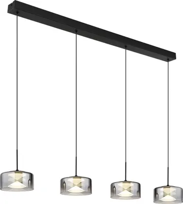 Produktbild von Globo Lighting Hängeleuchte Metall schwarz matt, LED