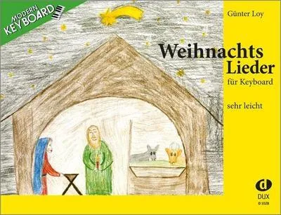 Immagine prodotto di Weihnachtsliederbuch für Anfänger – 18 sehr leicht spielbare Bearbeitungen, Querformat
