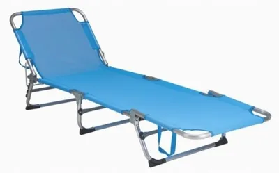 Immagine prodotto di Lettino prendisole blu - 190 x 55 x 25 cm