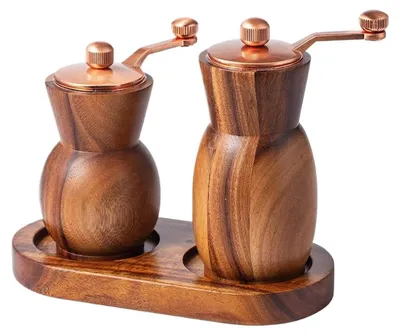 Produktbild von Manuelle Holz-Pfeffermühle mit verstellbarem Mahlwerk